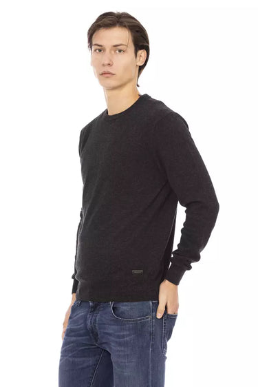 Elegant Crewneck Monogram Sweater